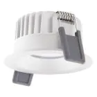 Ledvance LED Spot Fix Aluminium Wit 8W 680lm 36D - 930 Warm Wit | Zaagmaat 68mm - IP44 - Beste Kleurweergave - Dimbaar